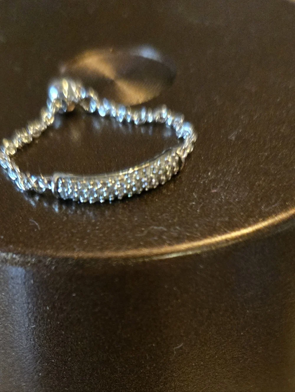 Monica Vinader Fiji Bar Adjustable Friendship Diamond Ring
